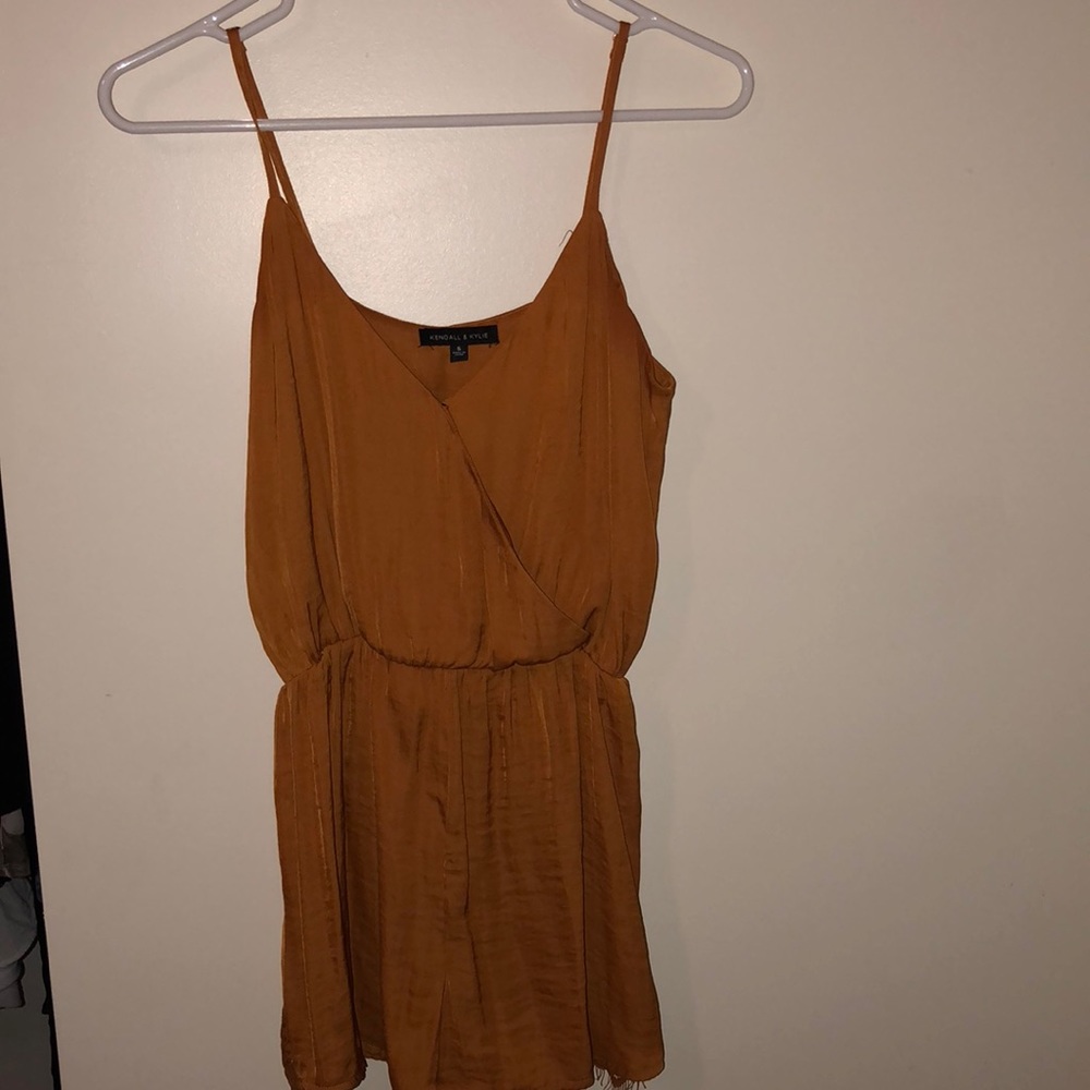 Yellow romper from pacsun